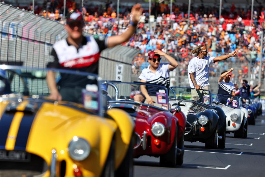 Driver track parade